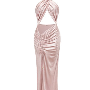Luna Dress Rosy Beige