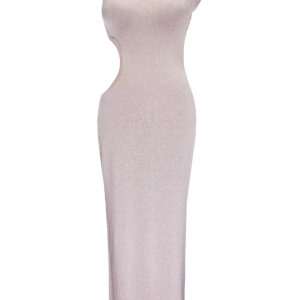 Calla Dress Metallic Beige